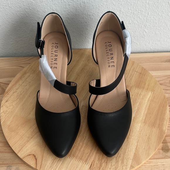 Journee Collection Shoes - Journee Collection Tillis Womens Pointed Stiletto Heel Pumps 10 new black